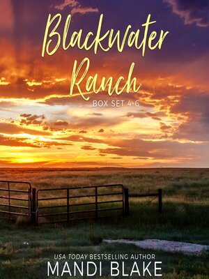 cover image of Blackwater Ranch Series Box Set 4-6
